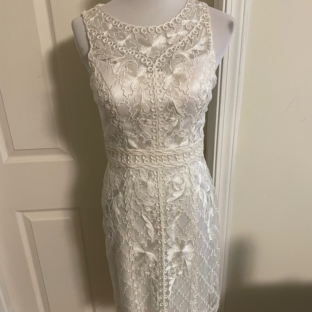 Beautiful white Sue Wong dress